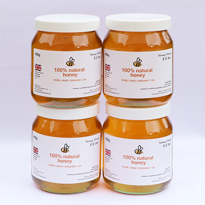 100% Natural Honey 4-PACK 純正百花蜜四樽