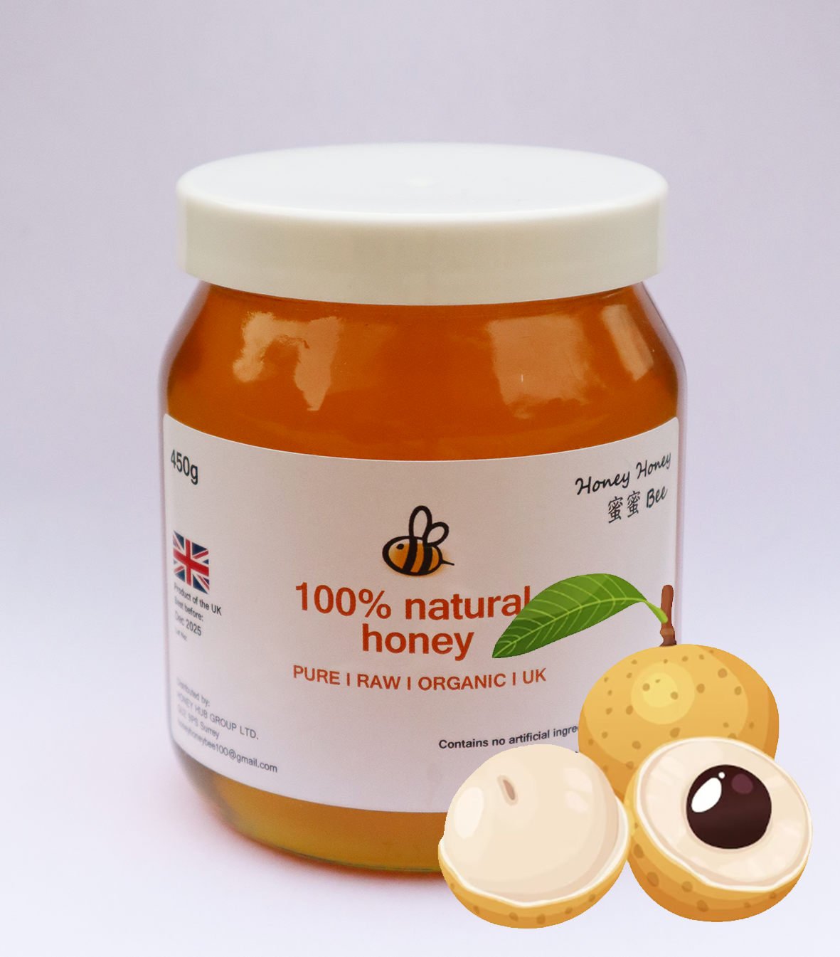 Longan Honey 龍眼蜜 100% Natural Honey 1-PACK